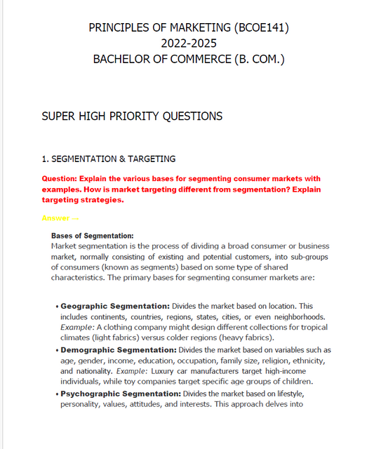 BCOE 141 MOST REPEATED QUESTION